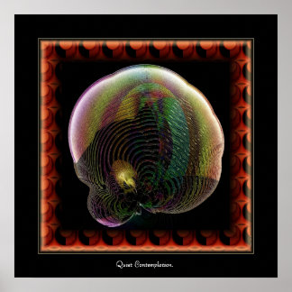 Stil overdenken. poster