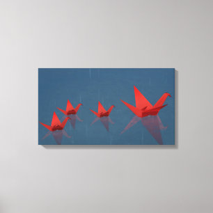 Stil, regenachtig dagcanvas afdrukken