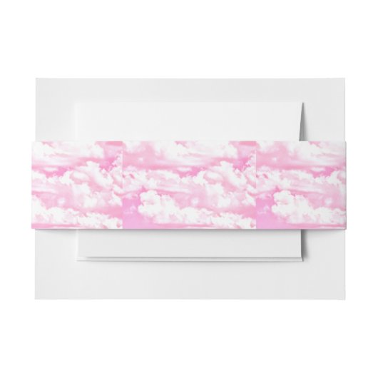 Stil Roos wolken decor Uitnodigingen Wikkel (Voorkant Voorbeeld)