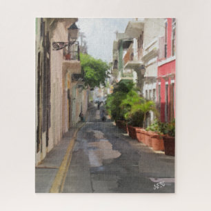 Stil straat van San Juan Puerto Rico Legpuzzel