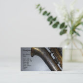 "Stil wachten" Visitekaartje (Staand voorkant)