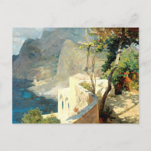 Stil zomernamiddag in Capri, Brioschi Othmar Briefkaart