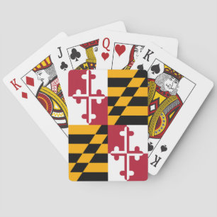 Stileer maryland State Flag Decord Pokerkaarten