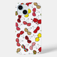 Stileerde Cartoon Funny Cheeky Red Cherries Patter