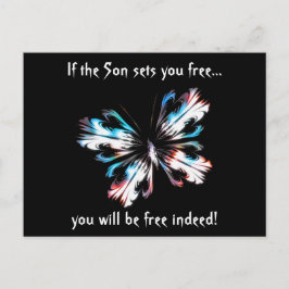 Stileerde vlinder 2 briefkaart