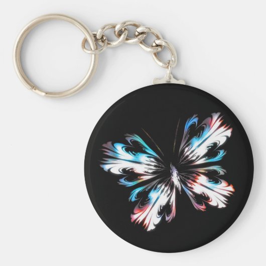 Stileerde vlinder 2 sleutelhanger (Voorkant)