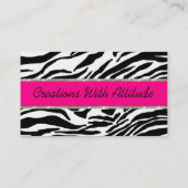 Stiletto met Diva Attitude Visitekaartje (Achterkant)