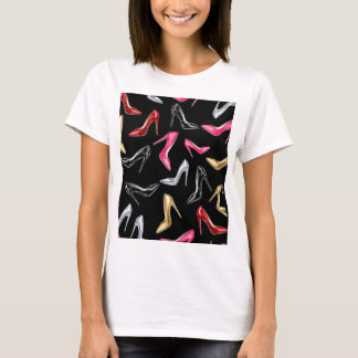 Stiletto Patroon Koppels T-shirt — Hare