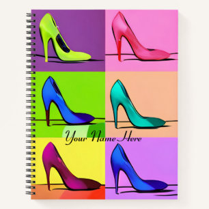 Stiletto Pumps, High Heels Poster Art Journal Notitieboek
