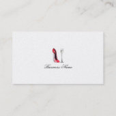 Stiletto Shoe Art Visitekaartjes (Achterkant)
