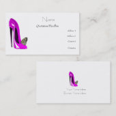 Stiletto Shoe Art Visitekaartjes (Voorkant / Achterkant)