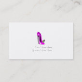 Stiletto Shoe Art Visitekaartjes (Achterkant)