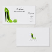 Stiletto Shoe Art Visitekaartjes (Voorkant / Achterkant)
