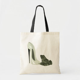Stiletto Shoe en Frog Art Gifts Tote Bag
