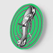 Stilettoid™/Vert et rose à grande horloge (Angle)