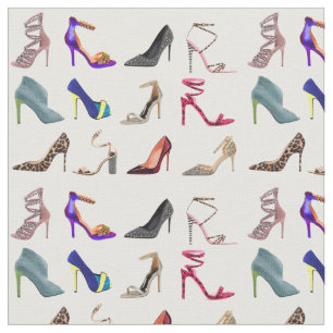 Stilettos High Hiel Collage Stof