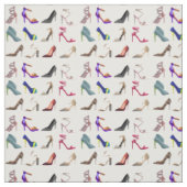 Stilettos High Hiel Collage Stof (Swatch)