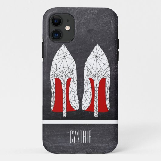 STILETTOS-maasdriehoeksstijl in karton Case-Mate iPhone Case (Achterkant)