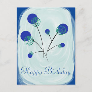 Stilisierte Blumen Briefkaart