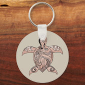 stilisierte Schildkröte Sleutelhanger (Voorkant)