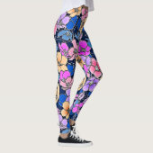 Stilistisch bloemmotief 46 leggings (Rechts)