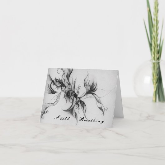 Still Breathing note card w/envelope Kaart (Voorkant)