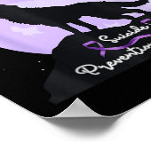 Still Fighting Suicide Prevention Awareness Wolf Poster (Hoek)