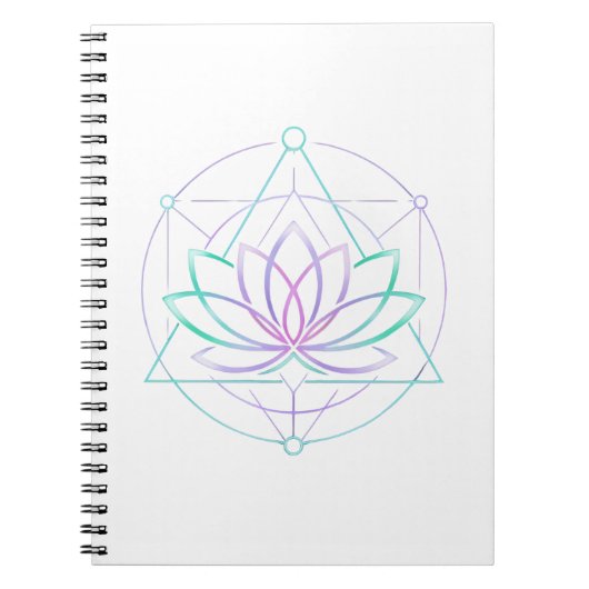 Still I Bloom Neon Lotus Journal (Devant)