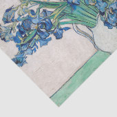 Still Life Vase with Irises by Vincent van Gogh Tissuepapier (Detail)