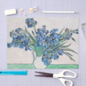 Still Life Vase with Irises by Vincent van Gogh Tissuepapier (Craft)