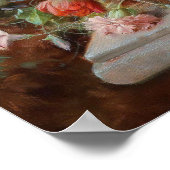 Still Life with Flowers par Hans Zatzka - poster (Coin)