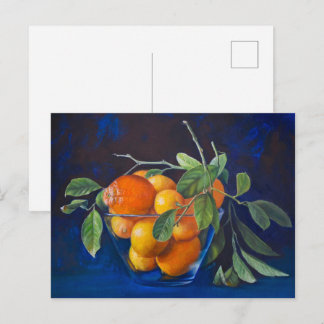 Still Life with Lemons and Orange Branch Briefkaart