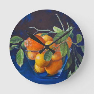 Still Life with Lemons and Orange Branch Ronde Klok