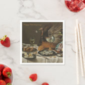 "Still Life With Turkey Pie" serviettes en papier  (En situation)
