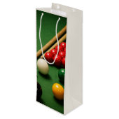 Still Potting Reds Just Slower Funny Snooker Wine  Wijn Cadeautas (Achterkant Gekanteld)