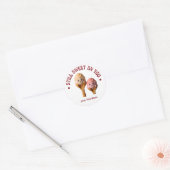 Still Sweet on You Cute Valentine Sticker (Enveloppe)