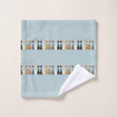 Still Tired Cats - Cat Mom Lover - Blue Graphic (Gant de toilette)