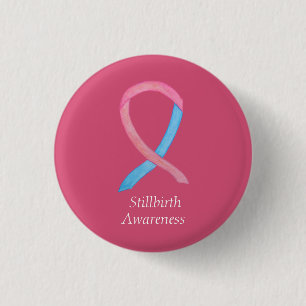 Stillborn Awareness Ribbon Custom Art Pins Ronde Button 3,2 Cm