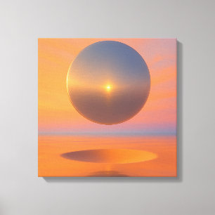 Stille Baansnelheid Canvas Afdruk