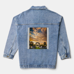 Stille Bewakers: Haviken van de Wind Denim Jacket