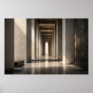 Stille gang — Aurema (Landschap) Poster