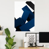Stille Geometrie Poster (Thuiskantoor)