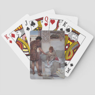 Stille groet (door Lawrence Alma-Tadema) Pokerkaarten