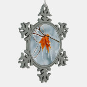 stille keuze tin sneeuwvlok ornament (Links)