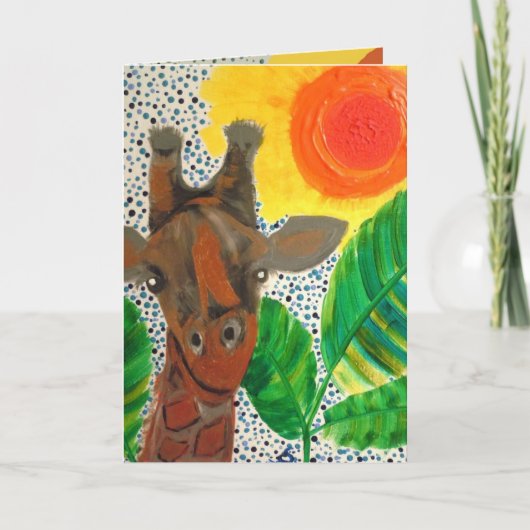 Stille Koning van bushveld Bedankkaart (Voorkant)