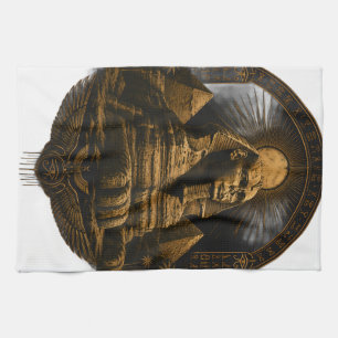 Stille Kracht Great Sphinx Egypte Design Theedoek