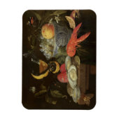 stille levenscyclus met fruit en schelpdieren, 165 magneet (Verticaal)