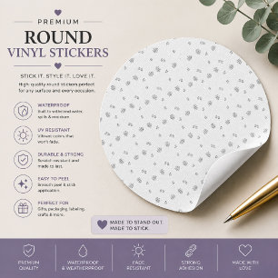 Stille Luxe Bloem Rond Vloerkleed Ronde Sticker