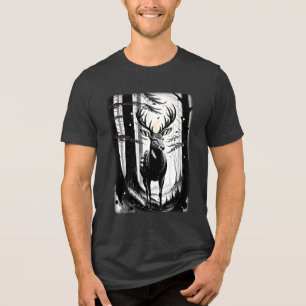 Stille Majesteit in het Bos Tri-Blend Shirt