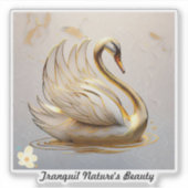 "Stille momenten van geluk" Sticker (Voorkant)